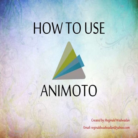 How to Use Animoto
