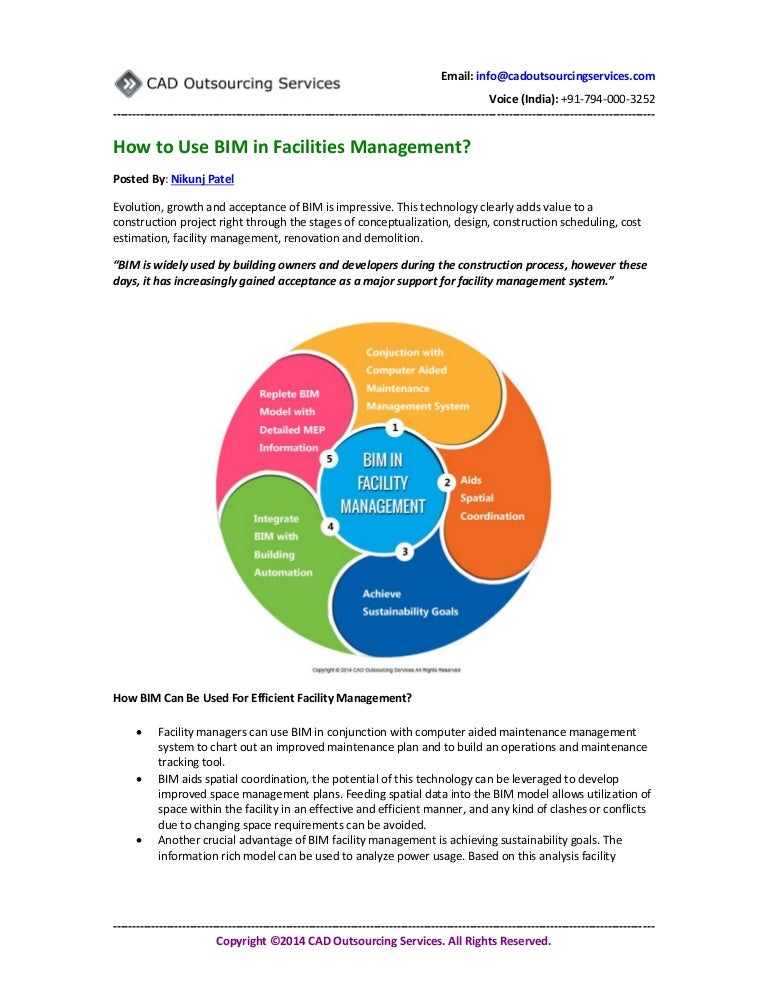 How to use BIM in Facilities Management