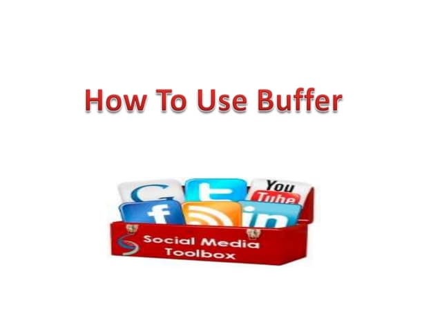 How to use buffer app