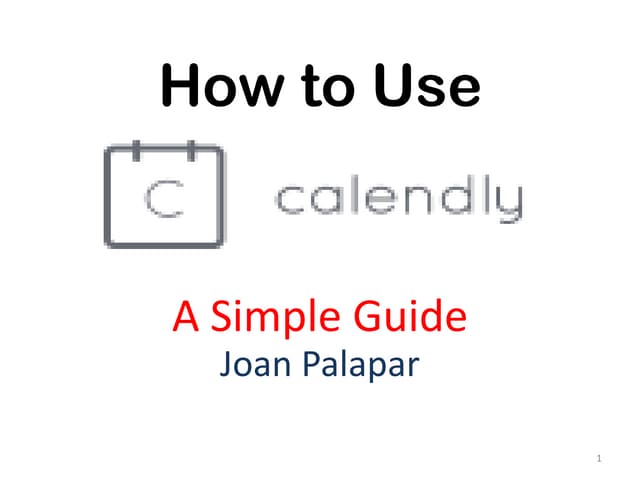 How to use Calendly