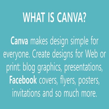 How to use Canva