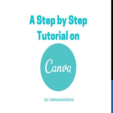 Step by Step Tutorial on Canva