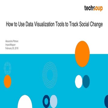 Webinar - How to Use Data Visualization Tools to Show Impact