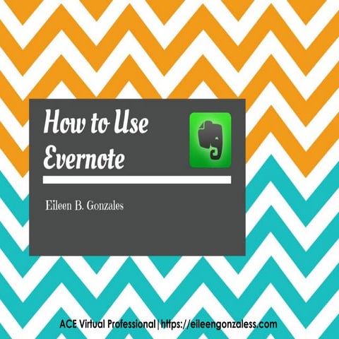 How to use evernote