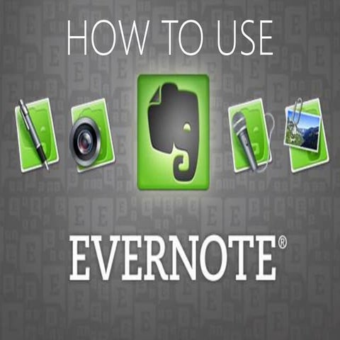 How to use evernote