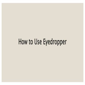 How to Use Eyedropper