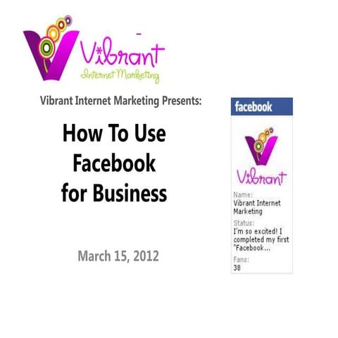 How to use facebook for business