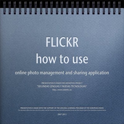 Howto use FLICKR
