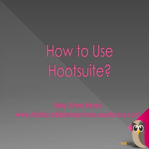 How to use hootsuite