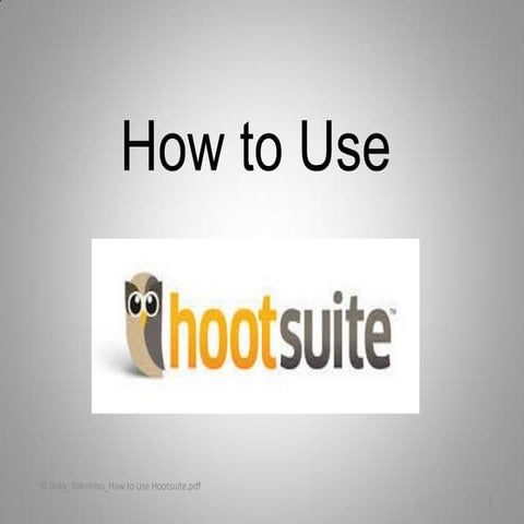How to Use Hootsuite