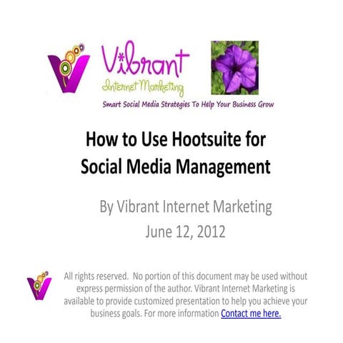 How to use hootsuite for social media management