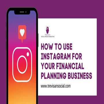 How to use instagram for your financial planning business