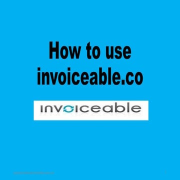 Invoiceable: Free Online Invoice Software