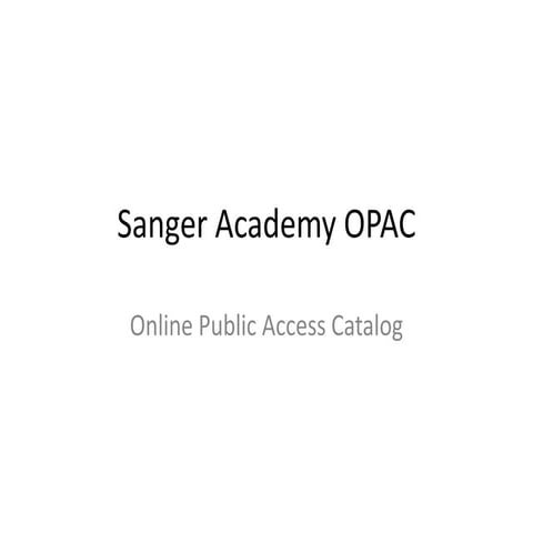 How to use Insignia Library OPAC | PPTX