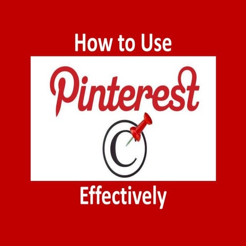 How to use pinterest