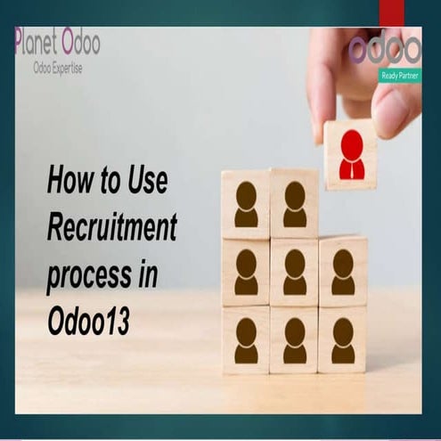 How to use recruitment process in odoo 13