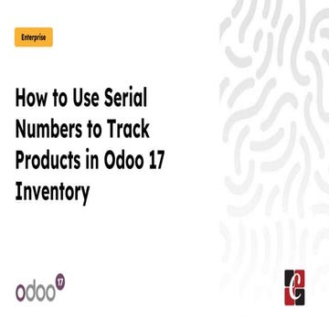 How to Use Serial Numbers to Track Products in Odoo 17 Inventory