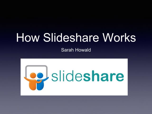How to use slideshare
