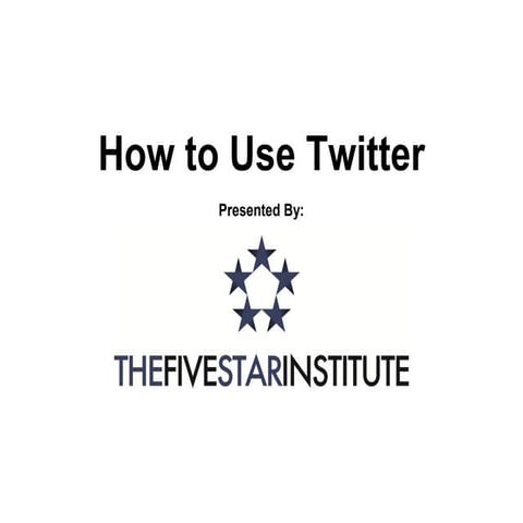 How to Use Twitter