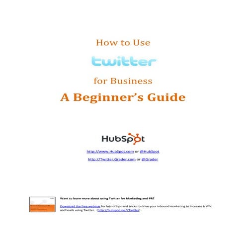 How To Use Twitter For Business