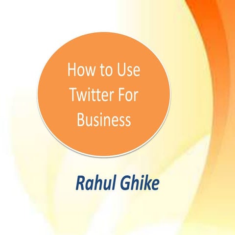 How to use Twitter for Business