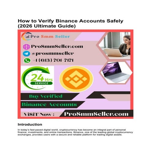 Comprehensive 2026 Guide to Safely Verifying Binance Accounts | DOCX