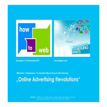 How to Web_Conference_Presentation_Nov11_miki_devic