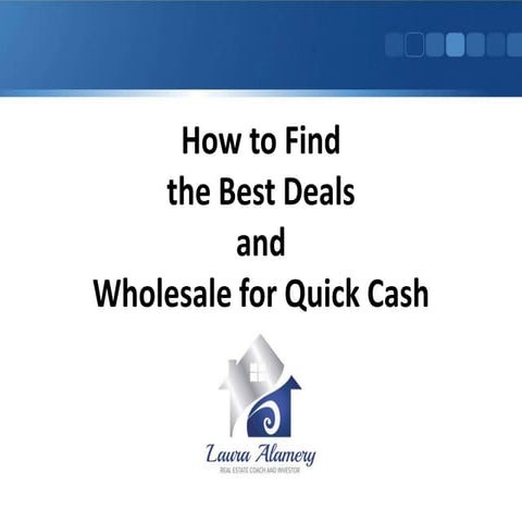 How to Wholesale for Quick Cash