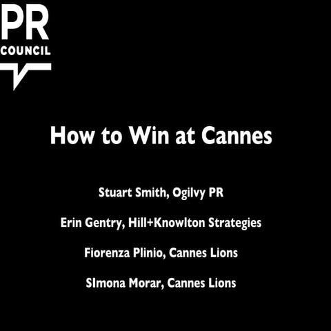 How to WIN at Cannes