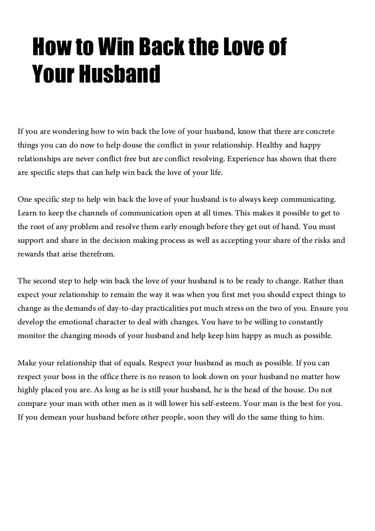 things to get your husband