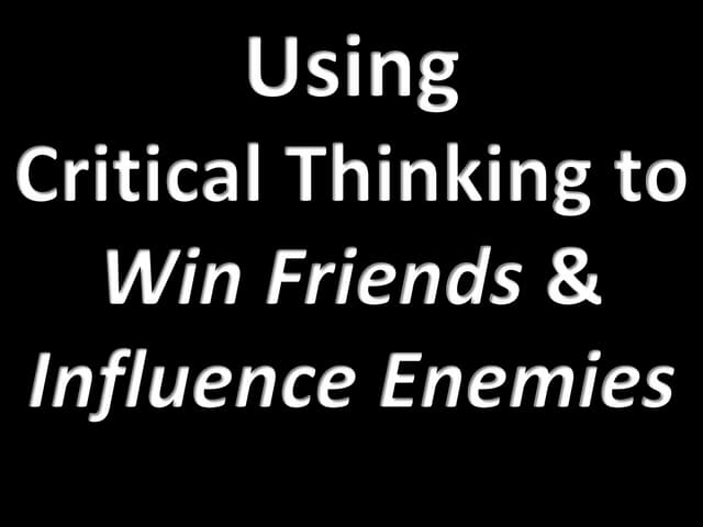 How to win every firehouse argument: Using critical thinking