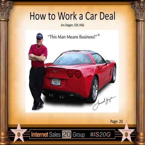 Jim Ziegler – How To Work A Car Deal