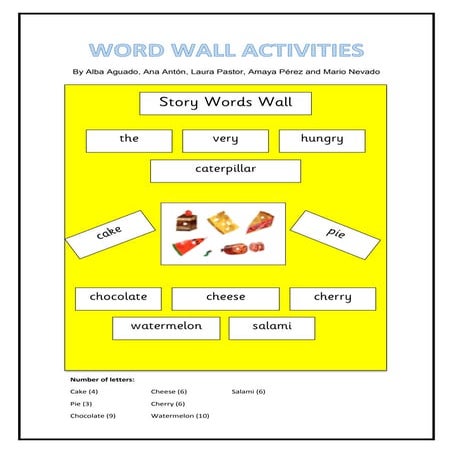 How to work with the words from the wall 