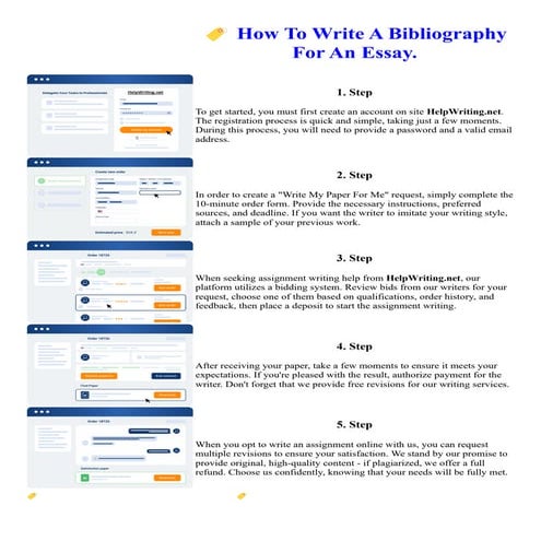 How To Write A Bibliography For An Essay. | PDF