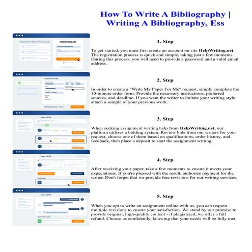 How To Write A Bibliography Writing A Bibliography, Ess