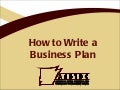 How to Write a Business Plan