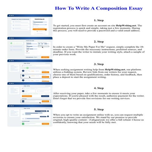 How To Write A Composition Essay