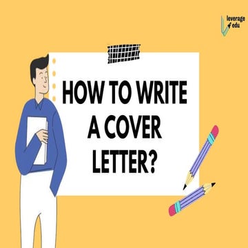 How to Write a Cover Letter