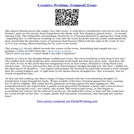 How To Write A Creative Writing Essay