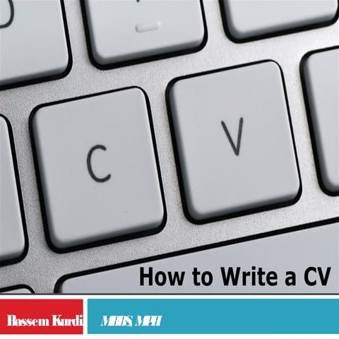 How to Write a CV - Brief Introduction