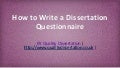 Dissertation entner