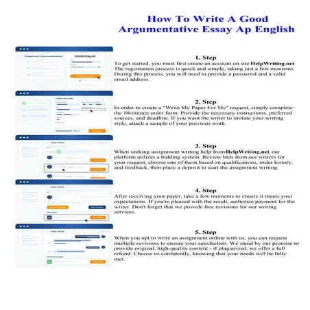 How To Write A Good Argumentative Essay Ap English
