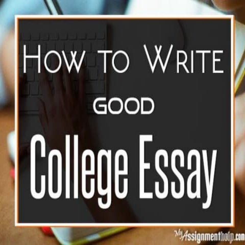 Several Types of College Essays