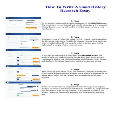 How To Write A Good History Research Essay