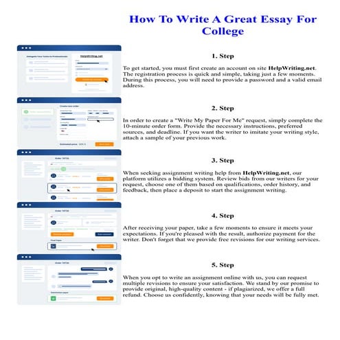 How To Write A Great Essay For College