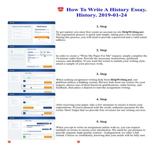 How To Write A History Essay. History. 2019-01-24