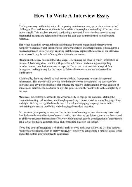 Writing An Interview Essay.pdf