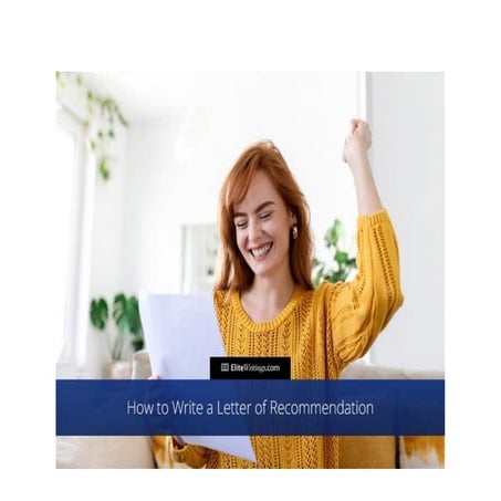 How to Write a Letter of Recommendation | PDF