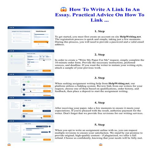 How To Write A Link In An Essay. Practical Advice On How To Link