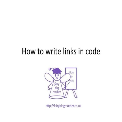 How to write a link in code | PPT